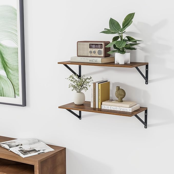 Heimlove 12 Inch Deep Floating Shelves - Image 5