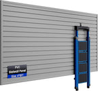 SMARTSTANDARD Heavy Duty PVC Slatwall Panels 4x8 ft, Interlocking Garage Wall by SMARTSTANDARD