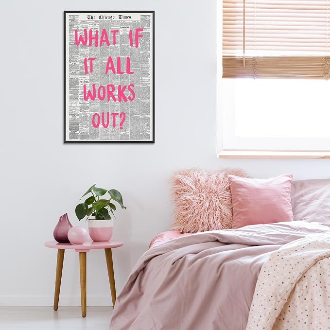Liyark Retro Trendy Newspaper Canvas Wall Art - Image 3