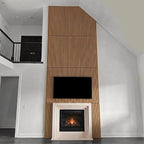 Wood Slat Acoustic Wall Panels-3D Fluted Sound Absorbing Panel - Image 7
