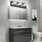 Ralbay Black Bathroom Vanity Lights 3 Lights Acrylic Modern LED Black Vanity - Image 3