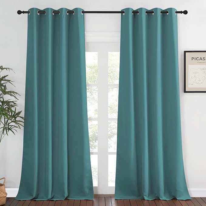 NICETOWN Bedroom Curtain Room Darkening Drapery 102 inches Length by NICETOWN
