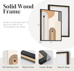 Framed Boho Mid Century Modern Wall Art - Image 4