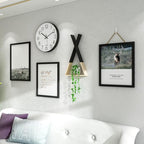 JUSTUP 8in Non-Ticking Wall Clock, Silent Battery Operated Wall Clock - Image 9