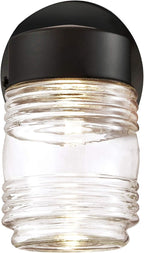 Design House 587246 Jelly Jar Indoor/Outdoor Integrated LED Wall Light - Image 2
