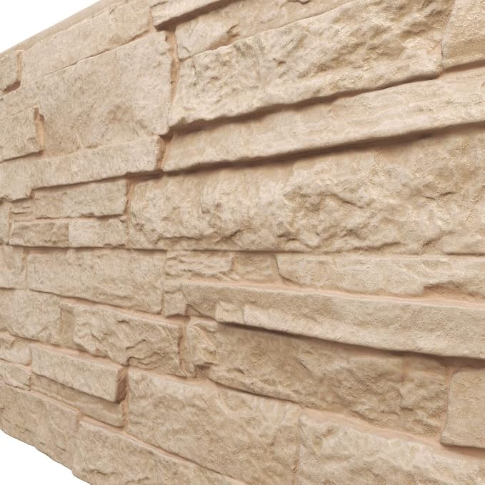 EverStone Acadia Ledge Faux Stone Panel, Ocean Floor Color - Image 7