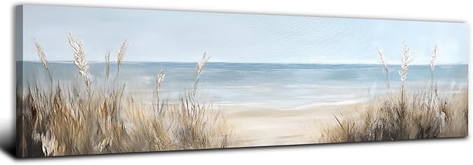 Large Abstract Ocean Wall Art Beach Picture Coastal Room Decor Seaside by AREBOLOLLC