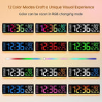 Soobest 14.2" Large Digital Wall Clock, LED Large Display, Gym Countdown Timer - Image 3
