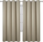 LEMOMO Beige Thermal Blackout Curtains/52 x 72 Inch/Set of 2 Panels Room - Image 2