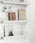 Gold Wallpaper Geometric Peel and Stick Wallpaper - Image 7