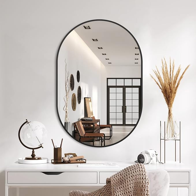 Bathroom Vanity Mirror for Wall, Living Room, HD Tempered Glass, Wall Mounted - Image 9