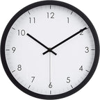Amazon Basics Classic 12" Round Wall Clock, Silent Non Ticking, Battery Operated by AmazonBasics