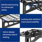 FLEXIMOUNTS 1x3ft Garage Shelving Wall-Mounted, Holds Up to 150 lbs, Garage - Image 5