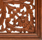 Homebia Designs Handmade Carved Wooden Wall Hanging Plaque 24x24 Inch Elegant - Image 7