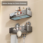Voldra Shower Caddy Suction Cup, Shower Shelves - Image 3
