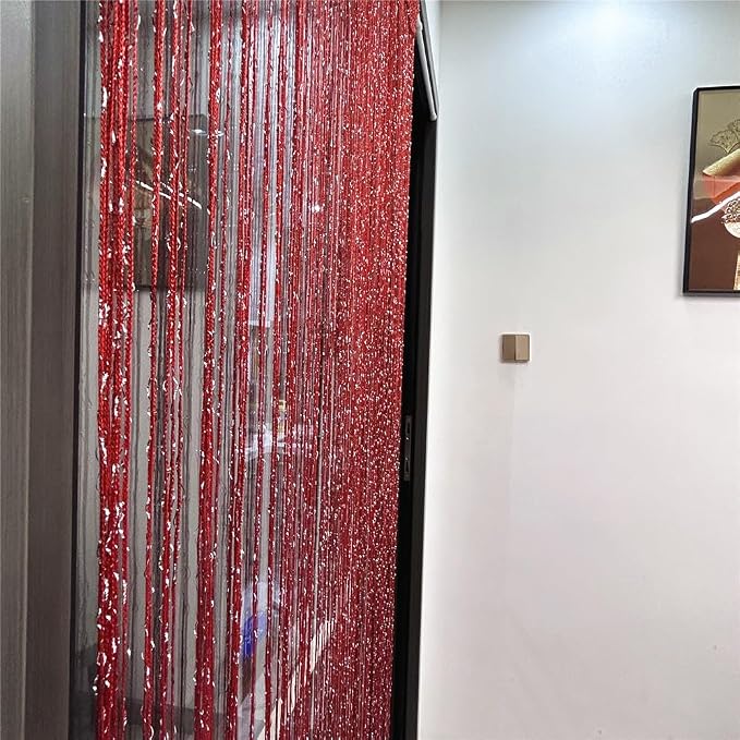 ave split Decorative Door String Curtain Wall Panel Fringe Window Room Divider - Image 5