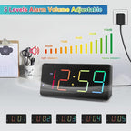 Peakeep Digital Alarm Clock for Bedroom Bedside, Extra Loud for Heavy Sleepers - Image 5