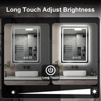 LED Bathroom Mirror, 20x28 in Vanity Mirrors - Image 5