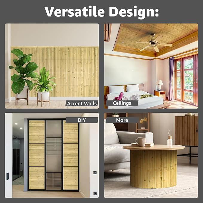 Art3d Natural Bamboo Wall Panel - Image 3