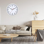 Wall Clock, 8 Inch Silent Sweep Movement Accurate Small Clocks Kitchen/Living - Image 2