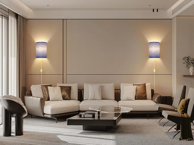 Plug in Wall Sconces Set of Two: Wall Lights - Image 8