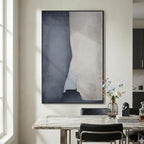 Extra Large Framed Neutral Abstract Wall Art - Image 5