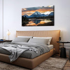 Large Mountain Wall Art for Living Room Sunset Nature National Park Posters - Image 2