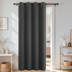 Joydeco Blackout Door Curtain for Doorway Privacy 78 Inches Long, Grommet by JOYDECO