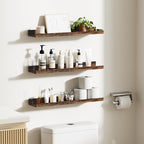 upsimples Floating Shelves for Wall, 23.6 Inch Shelves for Decor Storage Set of - Image 6