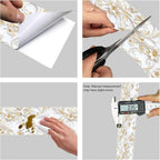 HOMETITUTE Wallpaper Border Peel and Stick Feather Texture Decorative Wall Trim - Image 8