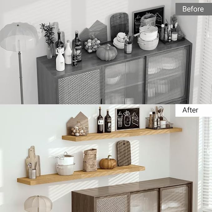 Vivelove 12" Deep Floating Shelves - Image 9