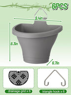 MADHOLLY 6Pcs Vertical Hanging Planters - Image 7