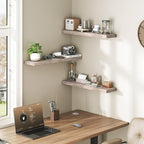 RALGEND Floating Shelves for Wall, 1.5" Thick Wall Shelf Set of 3 - Image 6