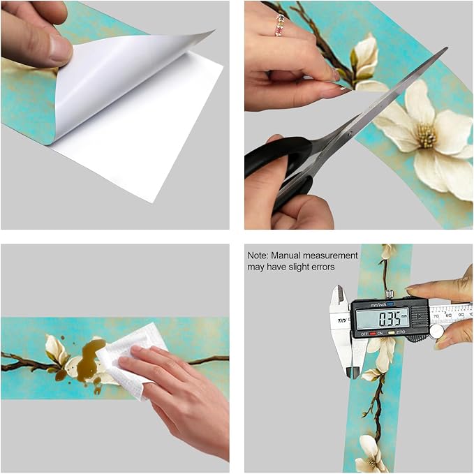 HOMETITUTE Wallpaper Border Peel and Stick Decorative Wall Trim Self Adhesive - Image 8