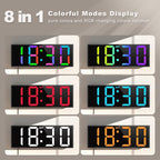 JALL 12'' Large Digital Wall Clock, Big LED Number Dispaly, Night Light - Image 3