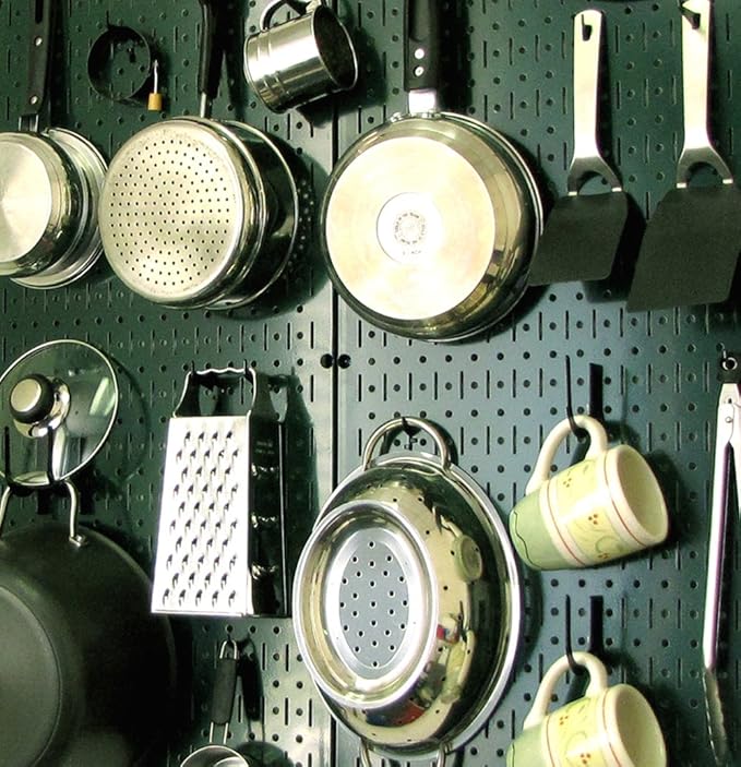 Green Metal Pegboard by Wall Control - Image 7