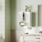 HOOBRO Fluted Bathroom Wall Cabinet, Farmhouse Medicine Cabinet - Image 2