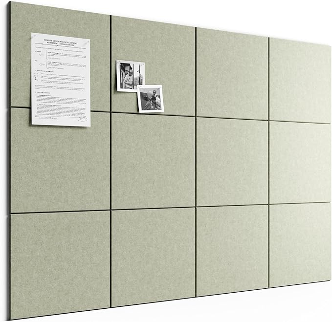 Bumusty Large Cork Board 48" x 36" Alternative by BUMUSTY