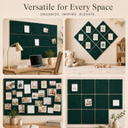 Large Cork Boards for Walls – 48" x 36" Self Adhesive Felt Wall Tiles - Image 6