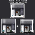 LOAAO 32"X32" LED Bathroom Mirror - Image 6