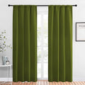 NICETOWN Blackout Curtains for Living Curtains, 1 Pair, 34-inch W x 84-inch L by NICETOWN