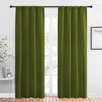 NICETOWN Blackout Curtains for Living Curtains, 1 Pair, 34-inch W x 84-inch L by NICETOWN