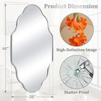 Scalloped Mirror for Bathroom - Image 2