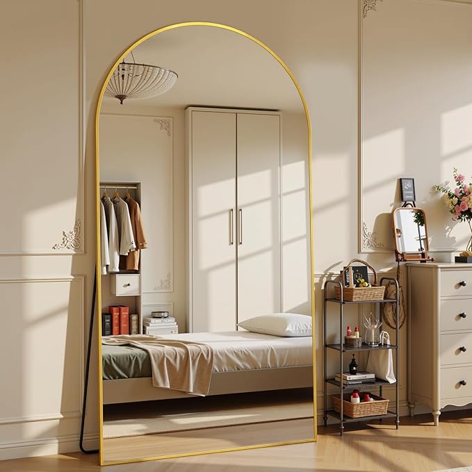 Suidia 78"x38" Arched Full Length Mirror by SuidiaMirror