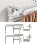 Over-Blinds Curtain Rod Brackets by onneka