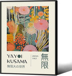 Abstract Yayoi Kusama Posters Japanese Wall Art Vintage Tokyo Aesthetic Prints by Unknown