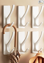 pickpiff White Self Adhesive Coat Hooks by pickpiff