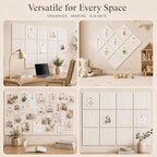 Large Cork Boards for Walls – 36" x 24" Self Adhesive Felt Wall Tiles - Image 6