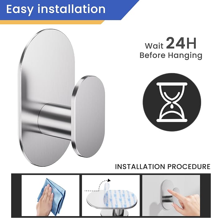Aikzik Adhesive Towel Hooks - Image 8