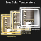 LED Bathroom Mirrors 32"x32" Bathroom Mirror - Image 5